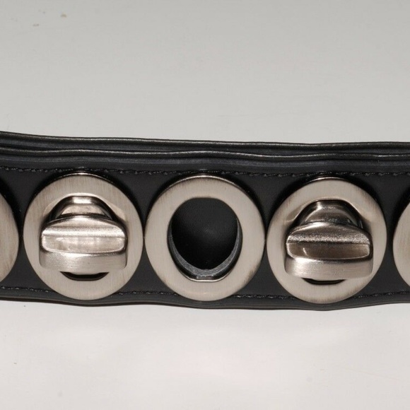 David Bitton Buffalo Turnbuckle Leather Belt 36" - Picture 4 of 8